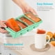 thumbnail image 2 of Bandeja de Silicona para Congelr con Tapa - Moldes de Silicona para Alimentos Congels - Bandeja Grande para Cubitos de Hielo, Envase de Silicona para Congelr, Congelar y Almacenar, 2 of 3