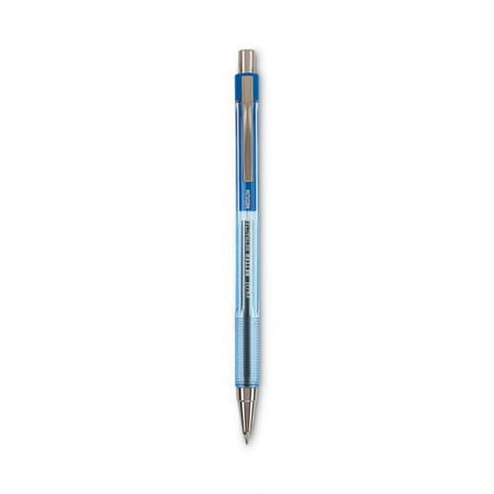 Better Ballpoint Pen, Retractable, Medium 1 Mm, Blue Ink, Translucent Blue Barrel, Dozen | Bundle of 10 Dozen