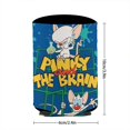 thumbnail image 3 of Pinky y Cerebro Funda enfriadora de latas, aislante de bebidas para mantener frías o calientes, funda térmica plegable para latas, portabebidas reutilizable, 3 of 6