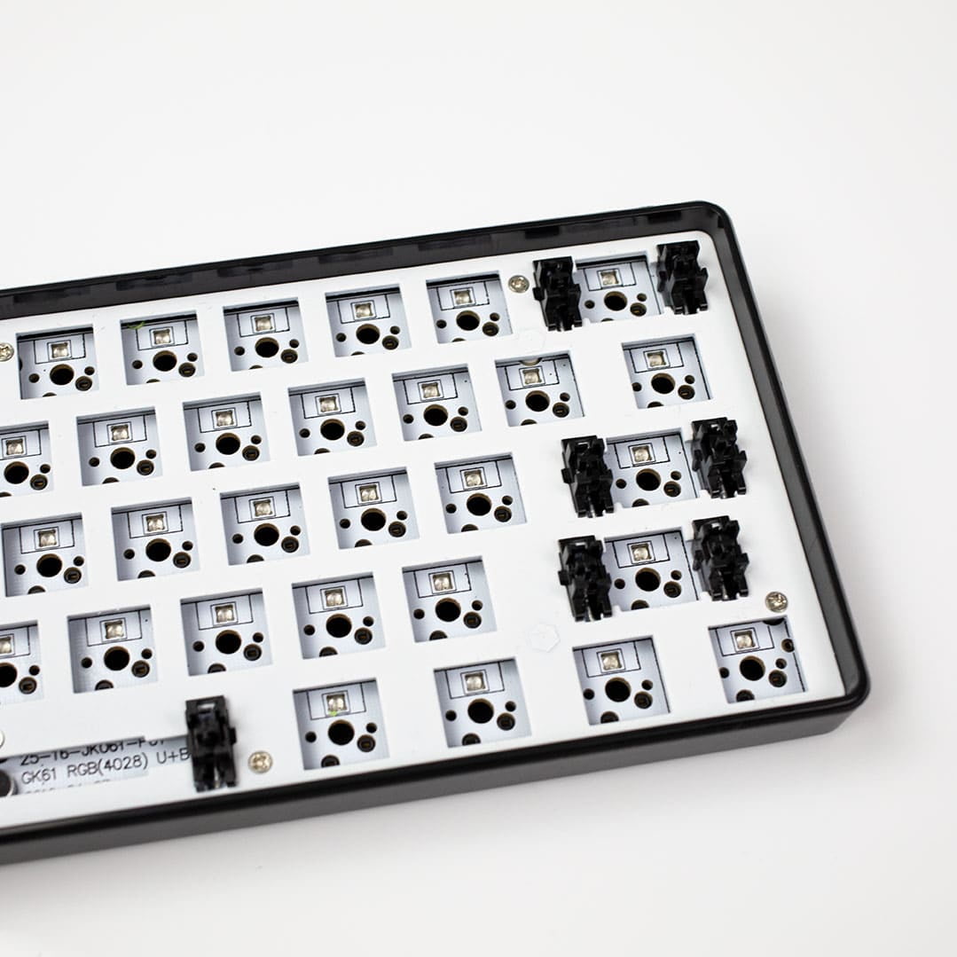 GK61xs Bluetooth RGB Keyboard Kit with Hotswap PCB | Double spacebar attachment