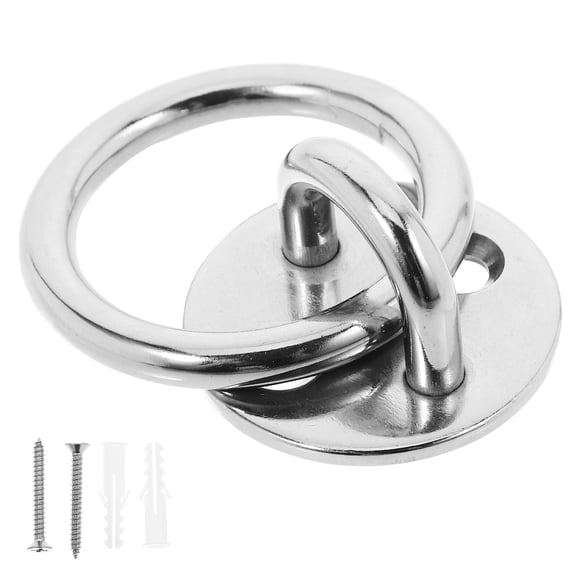 Masteelf  Heavy Duty Hammock Hook Steel Ceiling Hooks Hanging Kit Silver