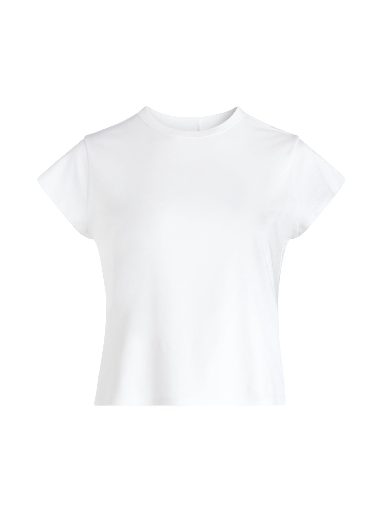 Free Assembly Women's and Women's Plus Cap Sleeve Tee, Sizes XS-4X
