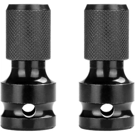 High-Density Material Impact Wrench Adapter, Square Drive Adapter Hex Female Socket Quick Release Drill Chuck For Air And Electric Impact Wrench Tools