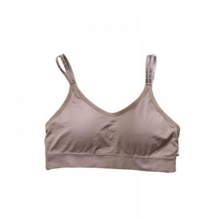

V Neck Cami Bra Bralettes for Women Padded Seamless Bralette Girl s Underwear