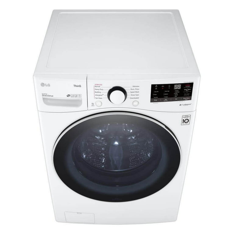 WM3600HVA by LG - 4.5 cu. ft. Ultra Large Capacity Smart wi-fi Enabled  Front Load Washer with Built-In Intelligence & Steam Technology