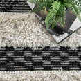 thumbnail image 4 of nuLOOM Striped Delia Wool Area Rug, 7' 6" x 9' 6", Ivory, 4 of 4