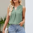 thumbnail image 3 of Scyoekwg Hawaiian Tank Tops for Women Sleeveless Trendy Womens Going Out Outfits Ladies Blouses Dressy Casual Womens Summer Fashion Loose Tops Comfy Clothes, 3 of 8