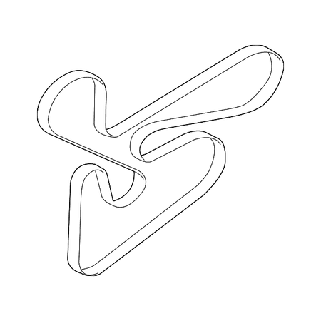 Genuine OE Mitsubishi Serpentine Belt - 4451A114 Fits select: 2011 MITSUBISHI OUTLANDER SPORT SE, 2008-2009 MITSUBISHI LANCER GTS