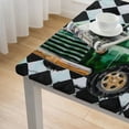 thumbnail image 4 of nygtbtfer Table Cloth, Fitted Tablecloths with Elastic Edge, Wipeable Table Cover for Kitchen Wedding Farmhouse Green Car Black, 4 of 7