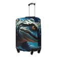 thumbnail image 2 of Balery Luggage Cover Starry Sky Colorful Crocodile A Print Suitcase Covers for Luggage Elastic Washable Suitcase Protector Fits 18-32 Inch Luggage-Large, 2 of 9