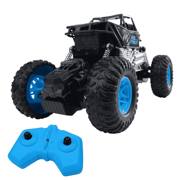 USA Toyz Wild Crawler RC Monster Truck Off-Road 4x4 Indoor and Outdoor Summer Rock Crawler High Suspension for Kids Ages 6