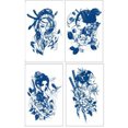 thumbnail image 1 of 4 Pegatinas Tatuaje Temporal para Mujer Arte Corporal Tatuaje Falso (110 X 180 Mm), 1 of 9