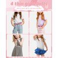 thumbnail image 2 of AWAYTR 4PCS Kids PU Leather Belts for Girls, Heart Shape Metal Buckle, Adjustable Hole Design, Cute Skinny Belt for Uniform Dress Jeans Casual Wear, 2 of 7