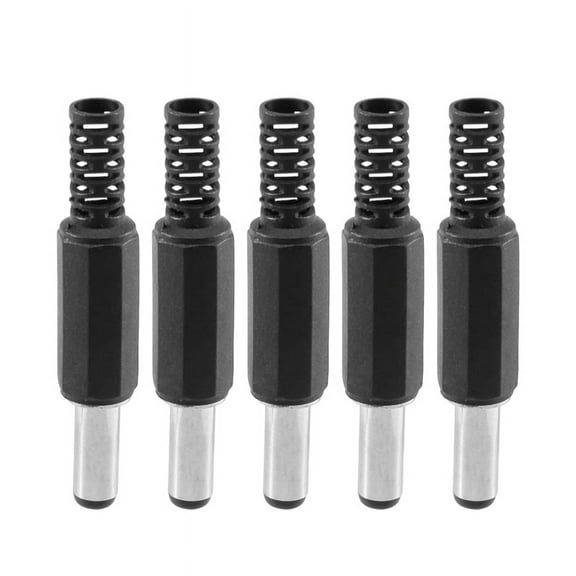 5PCS 5.5mm X 2.5mm Male Jack DC Power Plug Socket Adapter Adaptor Connector