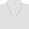 thumbnail image 5 of Solid 14K White Gold 1.6mm Round Open Link Cable with Lobster Lock Chain - 30", 5 of 8