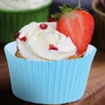 thumbnail image 6 of 100PCS Mini Cupcake Liners Round Cake Baking Cups Muffin Cases Home Party, Blue, 6 of 8