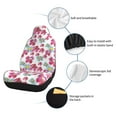 thumbnail image 6 of Rocae Watercolor Flowers Print Seat Covers for Cars Trucks and SUVs,Easy to Install Cover Set-1, 6 of 9