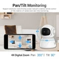 thumbnail image 3 of WiFi Security Home Camera,Baby Monitor Wireless IP Camera with Night Vision Two Way Audio, 3 of 8