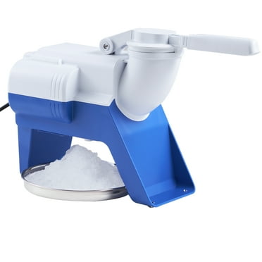KFFKFF Electric Ice Crusher Machine 176lbs/Hr Snow Cone Maker Shaved Ice 220W