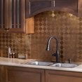thumbnail image 2 of FASÄDE Miniquattro Decorative Vinyl Backsplash Panel in Antique Bronze (6X6 Inch Sample), 2 of 5
