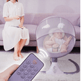 thumbnail image 5 of JUANYU Electronic Baby Swing with Smart Remote,Washable Design,0-18 Months,Grey, 5 of 10