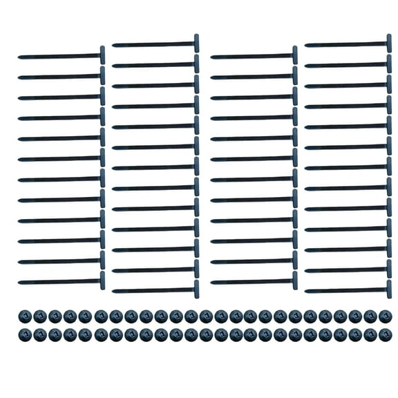 20/50/100Pcs Nylon Universal Cable Tie Buckle Cable Ties Car Repair Locking Zip Ties Holder Tool for Car, Garage & Home