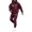 Wine, variant on Men's Winter 2-Piece Casual Set, Printed Hooded Sweatshirt and Sweatpants, Sportswear Lounge Outfit For Street Style and Daily Use,Army Green,L