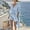 Blue, variant on Business Casual Outfits Fall Women 2 Piece Outfits Cloud Fabric V Neck Batwing Sleeve Irregular Hem Cover Up Top with Drawstring Waist Pocket Shorts Summer Beach Loungewear Set Wine L