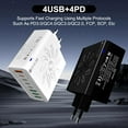 thumbnail image 3 of Ulti Charger 8 Ports with Quick Charger Boltz Pro Lightning Fast Charger Fast Charging Block for Smart Phones, Tablets, Devices with Multiple Ports | Wall Charge for Travel & Home(White), 3 of 6