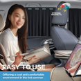 thumbnail image 2 of 2 Pcs Voiture Fenêtre Shade.privacy Stores Magnétiques Rideaux.car Fenêtre Rideaux Voiture, 2 of 5
