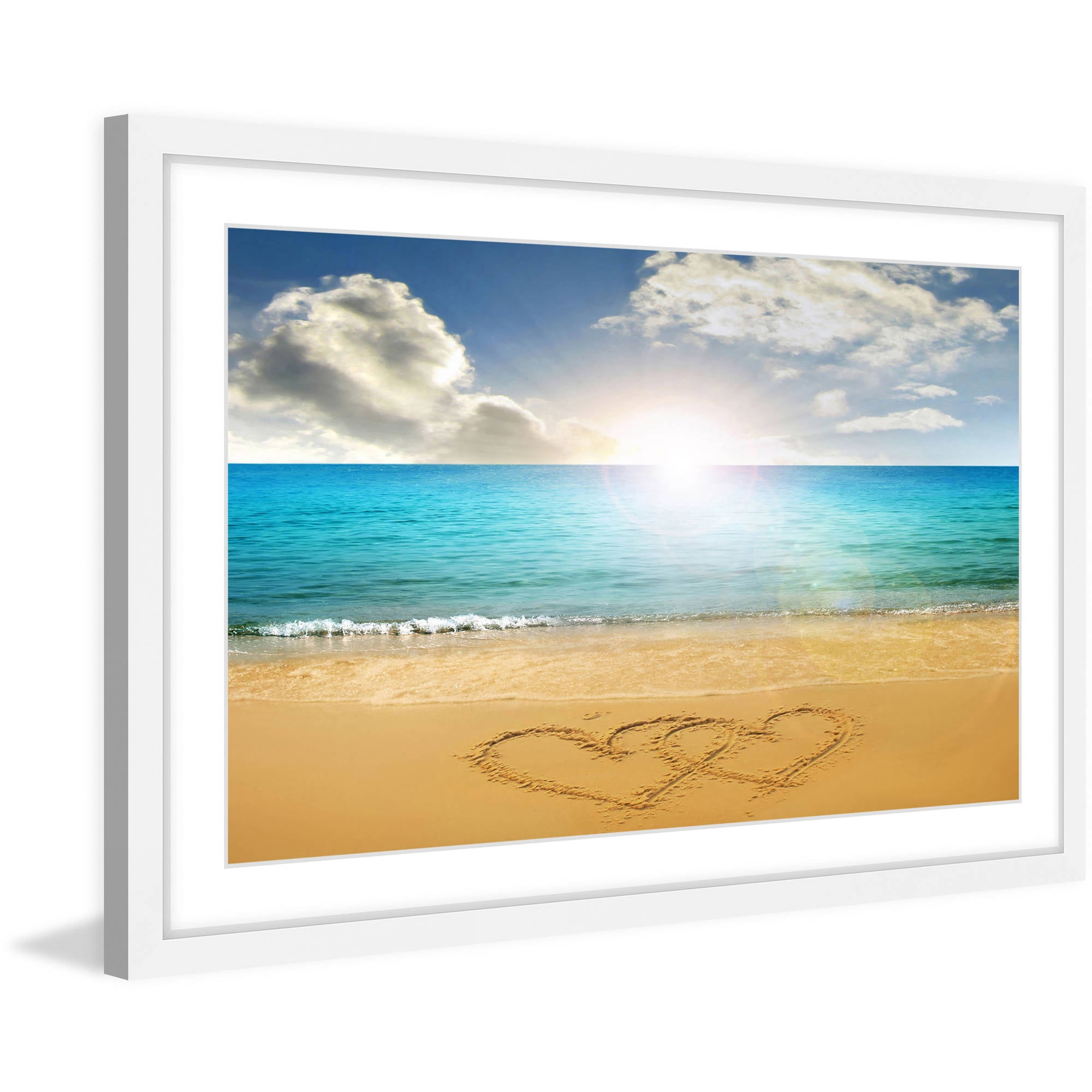Marmont Hill "Hearts Linked" Framed Painting Print