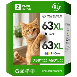HP Original 63XL High Yield Black Ink Cartridge, Compatible with