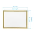thumbnail image 2 of Uxcell 11.81" x 15.75" Diamond Paintings Frames, 2Pcs Diamond Art Frames Magnetic Picture Frame Self Adhesive for Refrigerator, Golden, 2 of 7
