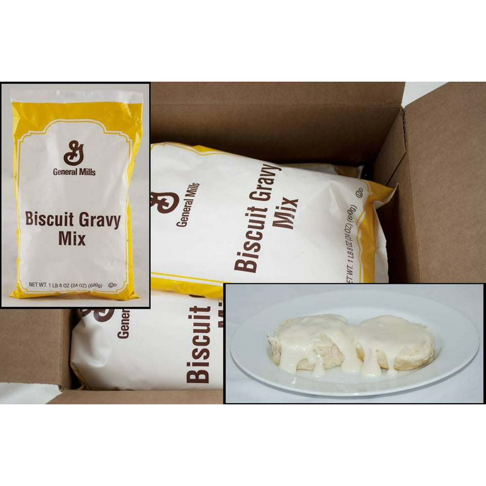 General Mills Value Biscuit Gravy Mix 1.5lbs (PACK OF 6)
