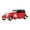 Red, variant on LAZIOEGR 1:32 Classic Car Model Alloy Vintage Toy Open Doors Model Antique Pullback Car Toy for Kids Birthday Gift Collection (13 x 4.5 x 4cm / 5.1 x 1.8 x 1.6 inches) - Beige