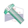 thumbnail image 2 of 8-32 x 1/4" Machine Screws | Slotted | Binder Undercut Head | Steel | Zinc Green (Quantity: 10000), 2 of 3
