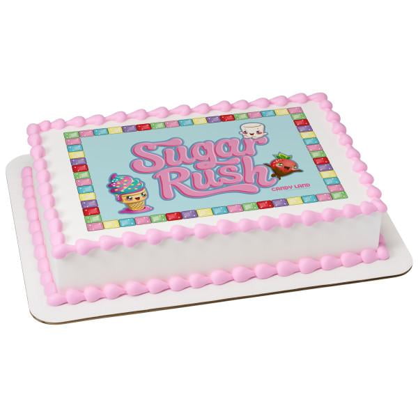 candyland sheet cake