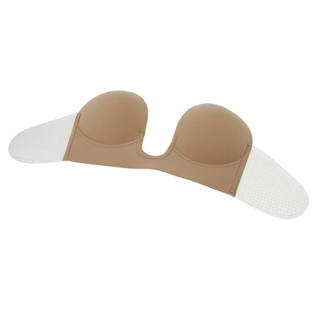 Sujetador invisible para Mujer Yinane Sin Tirantes Autoadhesivo de Silicona Color carne