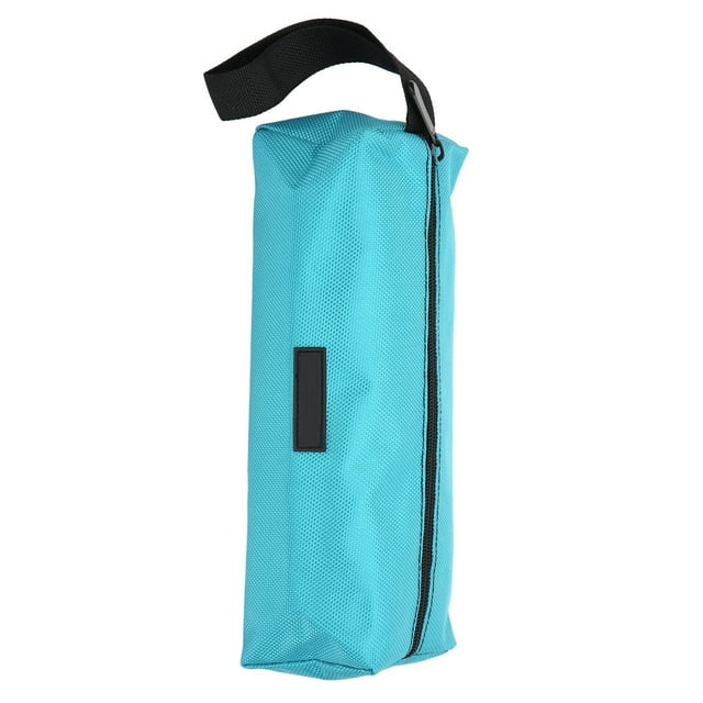 Toolkit, Thickened Waterproof Tool Bag, Electrician Toolbox, Zipper Design Bag, Small 1680D Oxford Blue, Tool Bags
