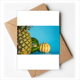 thumbnail image 1 of Tropical Fruit PineFruit Fresh Picture Greeting Cards You are Invited Invitations, 1 of 3