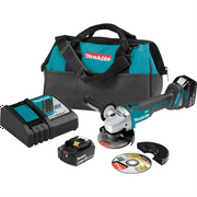 Makita 18V LXT Brushless Cordless 4.5/ 5" Cut-Off, Angle Grinder Kit