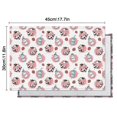 thumbnail image 5 of White Cow Milk Strawberry Pattern Summer Placemats Table Placemats Set Of 6-Linen Kitchen Washable Placemats Table Mats 11.8"x17.7" Non-Slip Heat Resistant, 5 of 5