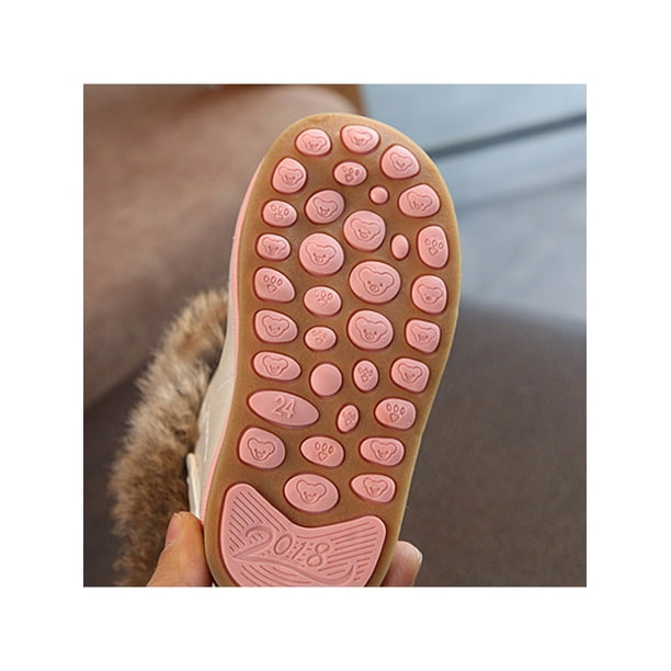 UKAP Botas de nieve de invierno impermeables para niñas Botas