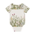 thumbnail image 2 of Rocae Herbs and Wildflowers for Baby Climbing Clothes Soft Baby Romper for Active Infants Comfortable and Breathable Crawling Jumpsuit Unisex Baby Outfit 9M, 2 of 8