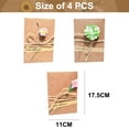 thumbnail image 2 of Flower Greeting Card Gift Card Holder with envelope Wish Card Message Slip Thank You Card, 2 of 5