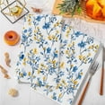 thumbnail image 3 of Dish Towels, Blue Yellow Florl Print Absorbent Kitchen Towels 1 PC, Rustic Wild Flowers Pattern Microfiber Hand Towels Dish Cloths Tea Towels for Home&nbsp; Bathroom,18X28-Inch,, 3 of 6