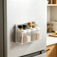 thumbnail image 6 of HOZVOMI Magnetic Mesh Storage Basket Wall Mount Organizer for Kitchen Office, 6 of 6