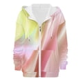 thumbnail image 5 of Bovemsi Sweatshirt for Women Zip Activewear Jacket Coat Printed Fall Outwear With Pockets Zip Up Hoodie, 5 of 7