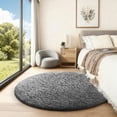thumbnail image 2 of Shag Area Rugs for Living Room 9'(Round), Soft and Fluffy Shaggy Carpet for Pets, Machine Washable Floor Rugs for Living room, 2 of 7