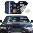 thumbnail image 2 of Fotbe Solar System Car Windshield Sunshade | Sun Visor Protector Front Window Shade, Keeps Out UV Rays, Keeps Your Vehicle Cool-, 2 of 7